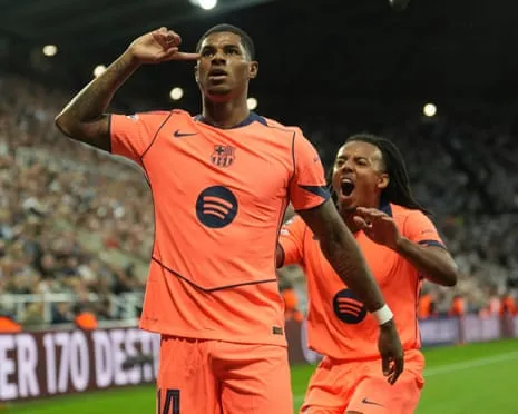 Forward spoils Newcastle's big evening and claims: ‘I’m improving at the Catalan club’