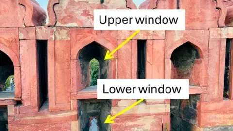 The capital's polluted air is turning the renowned Red Fort dark, a study reveals